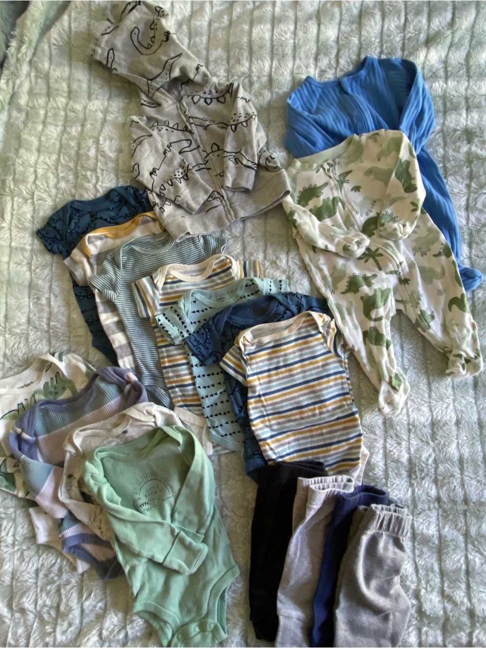 0-3m Baby Boy Clothing Bundle — Assorted Brands